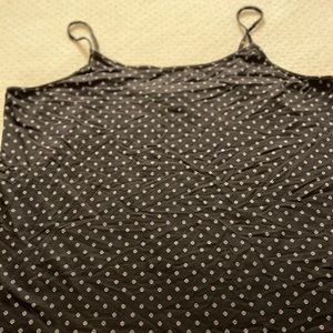 Black and cream cami